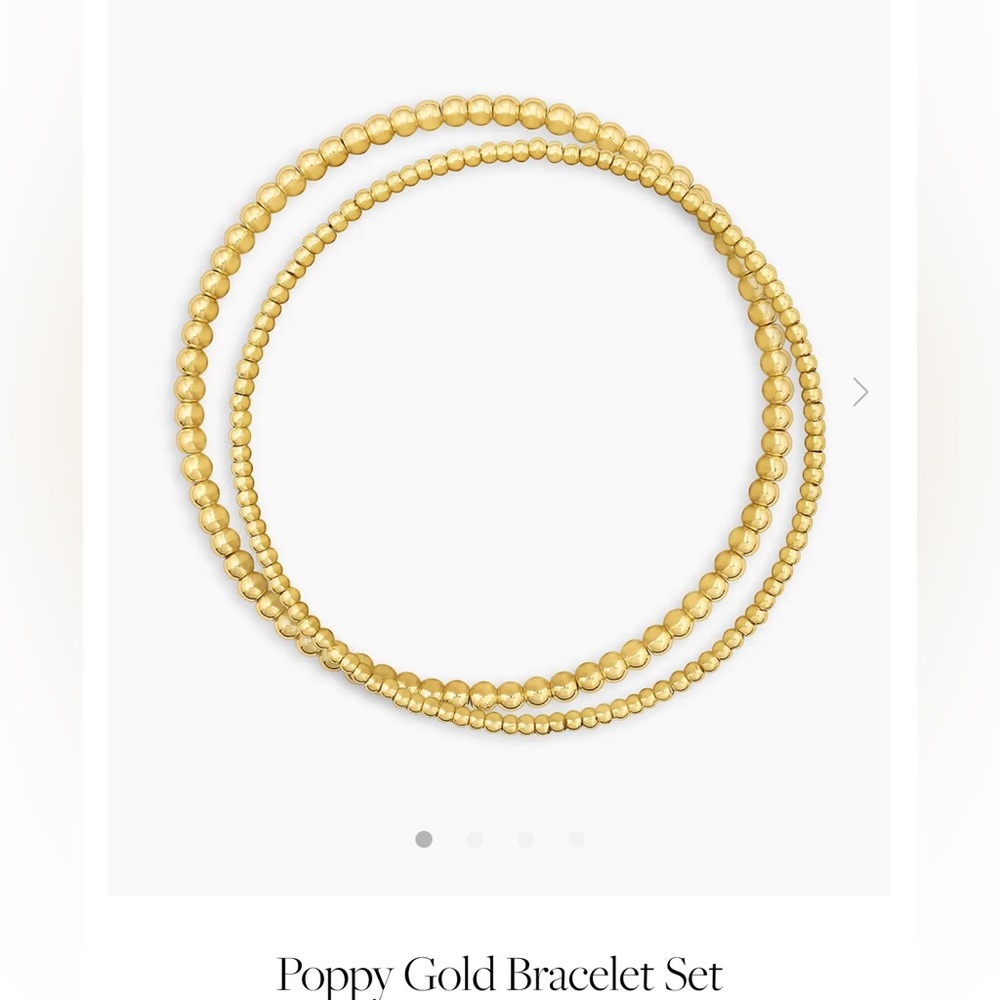 Gorjana Poppy Gold Bracelet Set